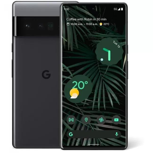 Buy Refurbished Google Pixel 6 Pro 5G | DeGoogled Graphene OS Secure (256GB) in Stormy Black
